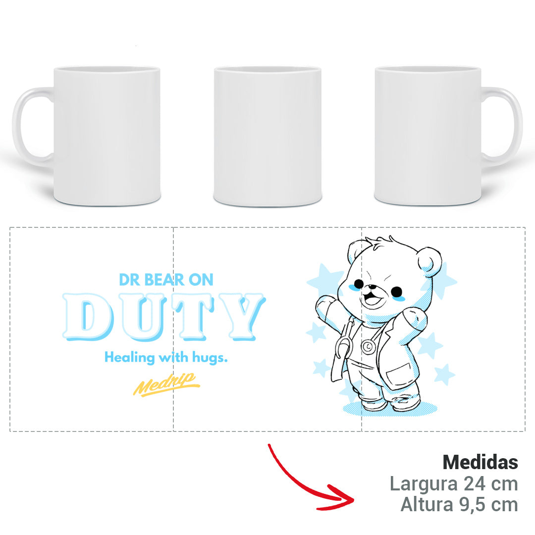 Caneca - Pediatria: Dr. Bear