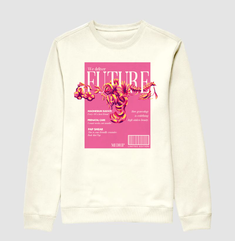 We Deliver Future Moletom Suéter