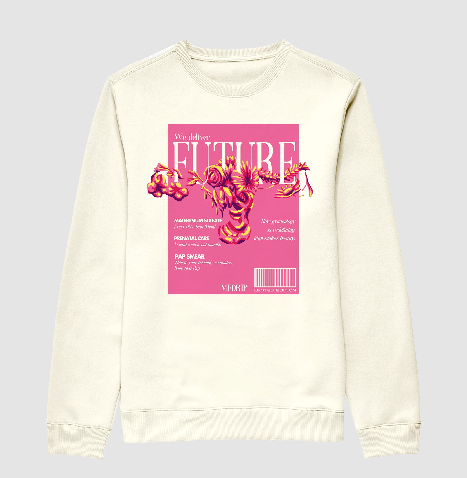 We Deliver Future Moletom Suéter