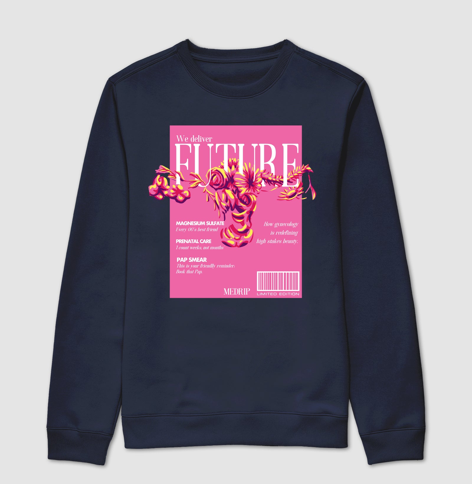 We Deliver Future Moletom Suéter