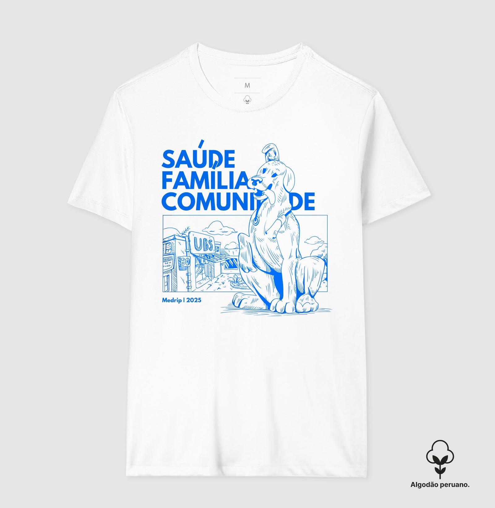 Novo: KIT MFC: Camiseta Guardiões da UBS + Caneca Saúde & Café