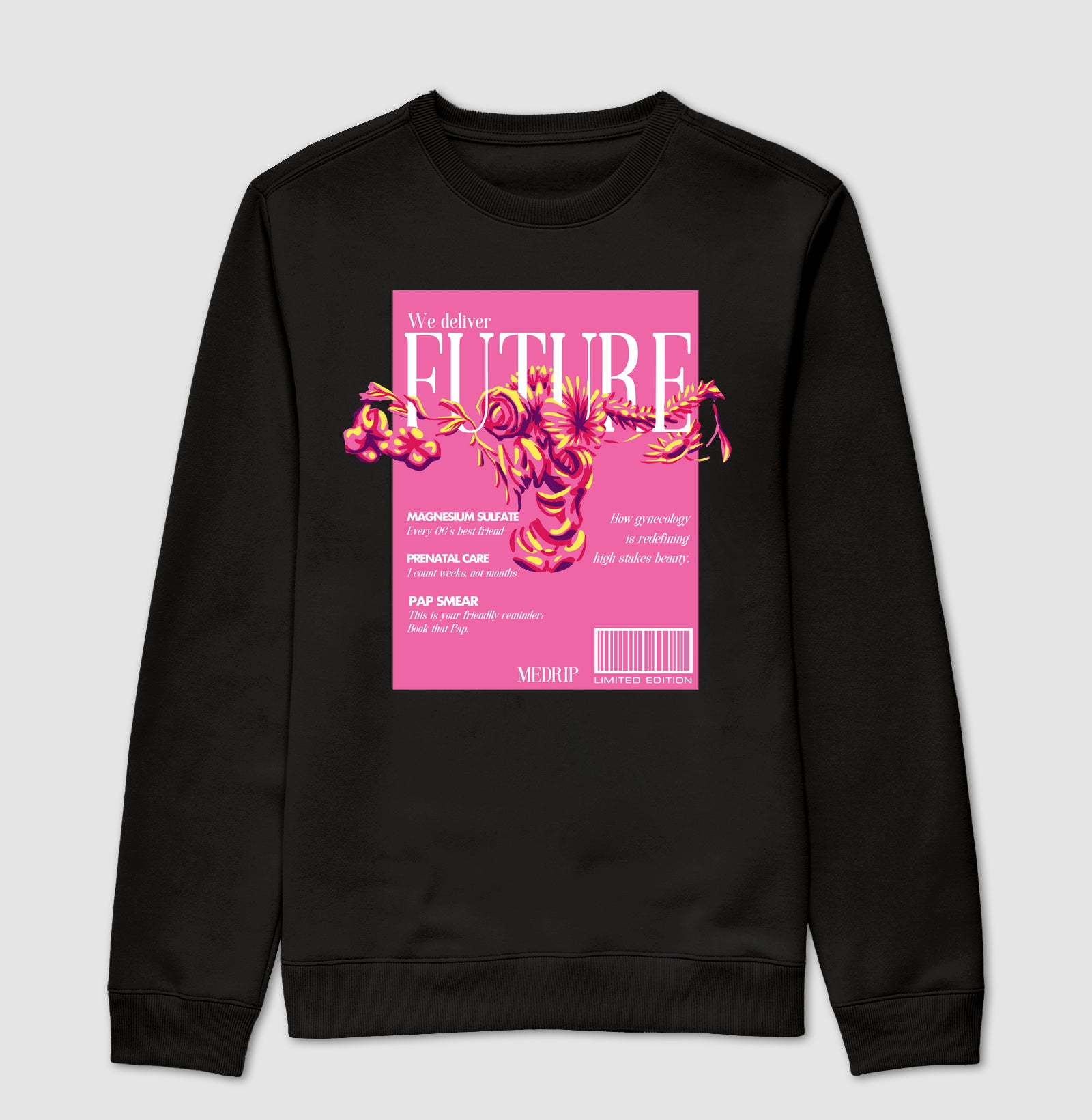 We Deliver Future Moletom Suéter