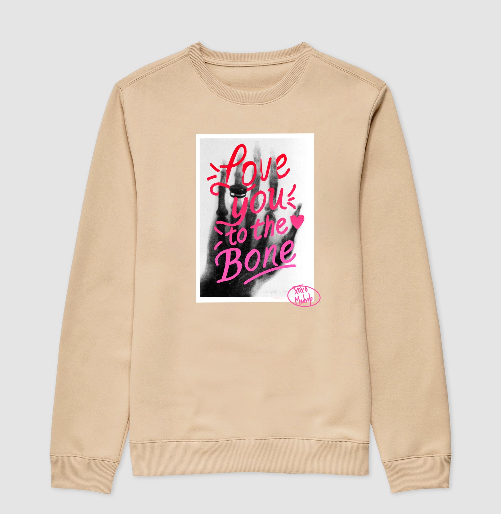 Moletom Suéter "Love You to the Bone"