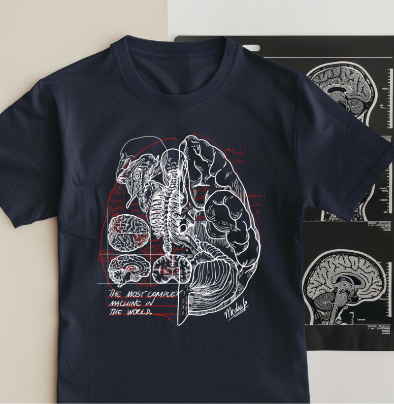 Camiseta - Neurocirurgia: The most complex machine