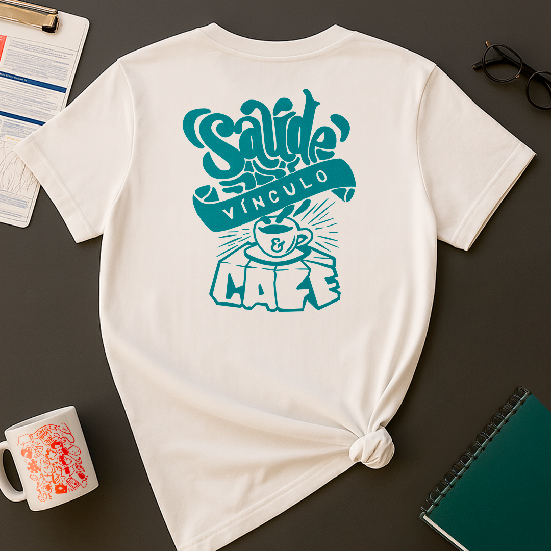 Camiseta - MFC: Saúde & Café