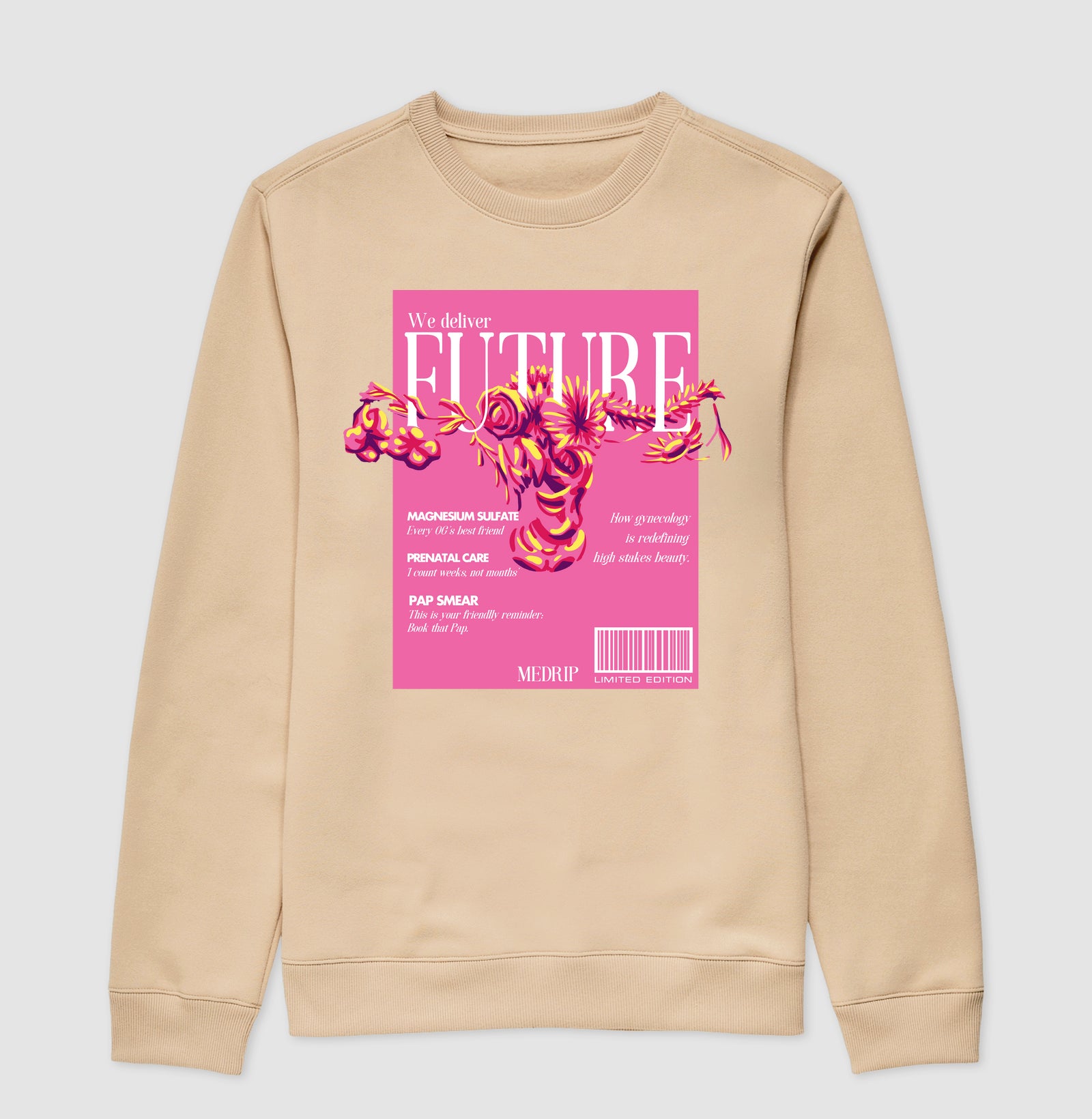 We Deliver Future Moletom Suéter